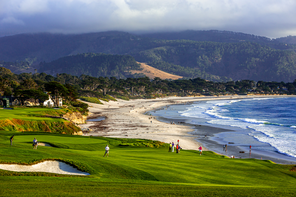 Pebble Beach golf course, Monterey, California, USA